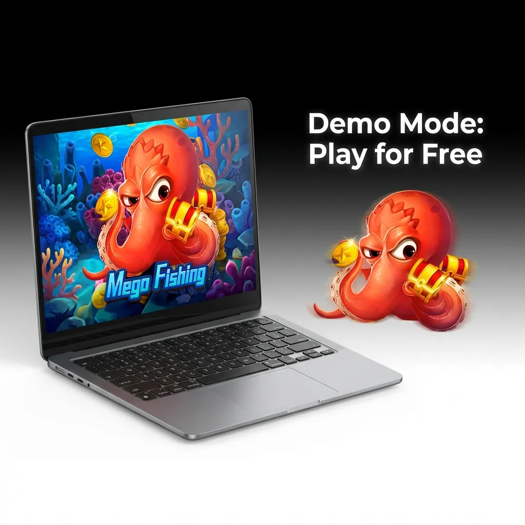 Player testing Bombing Fishing slot game in free demo mode with virtual credits on screen — Jeetbuzz in Bangladesh