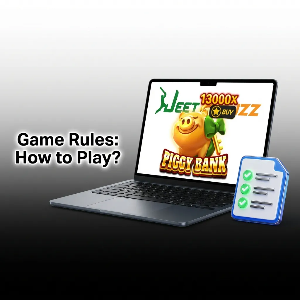 5x3 slot grid showing 20 paylines with piggy bank scatter symbols, wilds, and bet range from 1 to 5,000 BDT — Jeetbuzz in Bangladesh