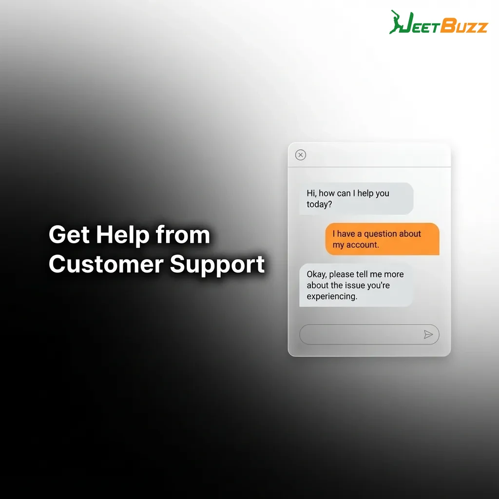 Customer support options including live chat, email, Telegram, WhatsApp, and FAQ section for withdrawal assistance — Jeetbuzz in Bangladesh