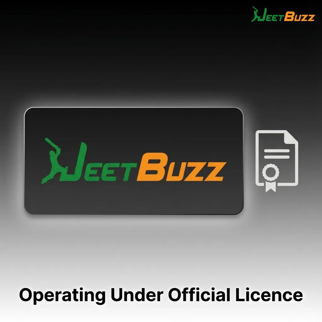 Platform displays Curaçao eGaming licence certification badge ensuring regulated gaming and secure fund management — Jeetbuzz in Bangladesh