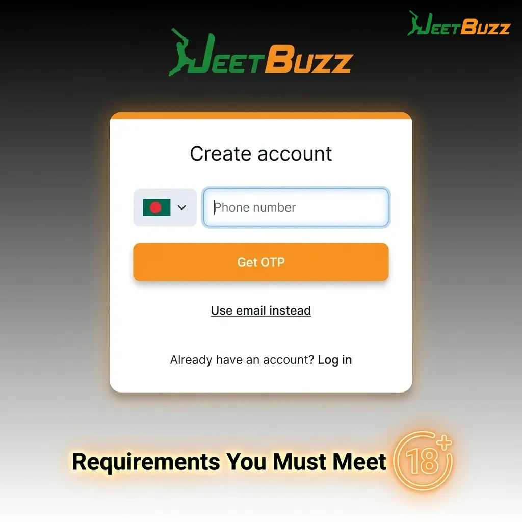 jeetbuzz account creation in Bangladesh