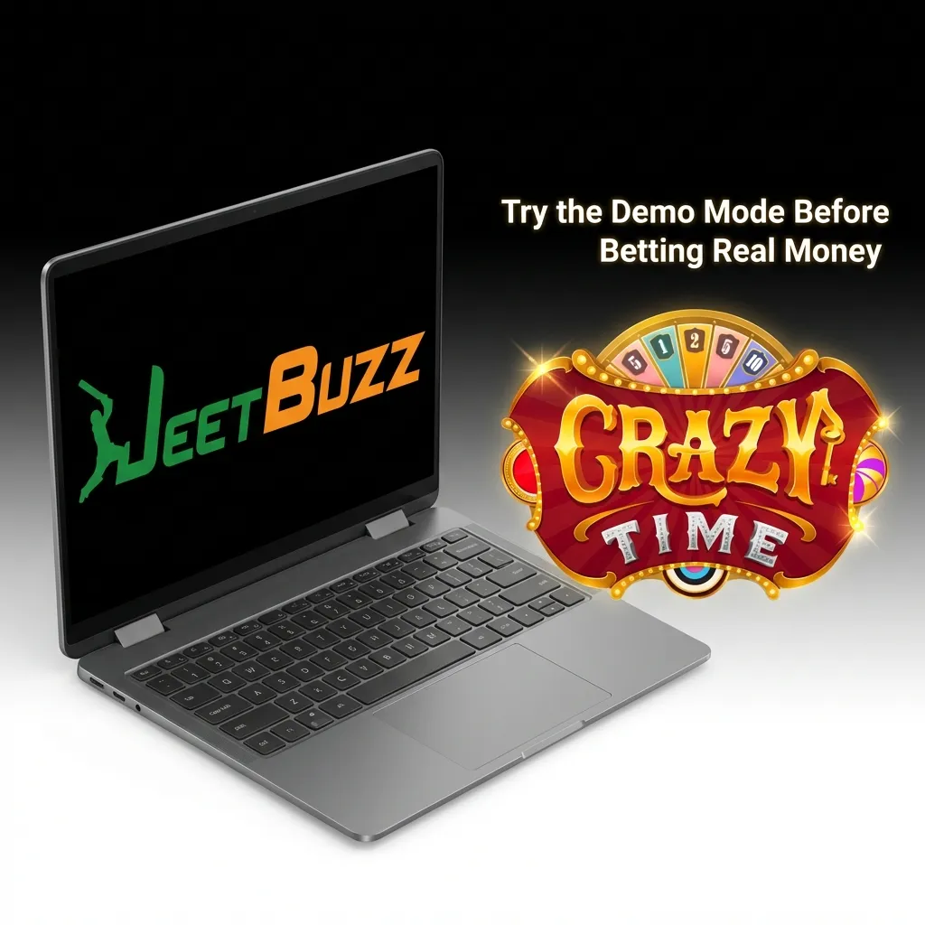 Players testing Crazy Time demo mode on Jeetbuzz with virtual credits before placing real money bets — Jeetbuzz in Bangladesh