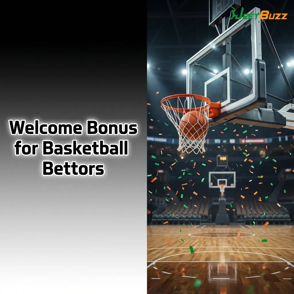 200% deposit match welcome bonus up to ৳20,000 for new basketball bettors with 5x rollover requirement at 1.50+ odds — Jeetbuzz in Bangladesh