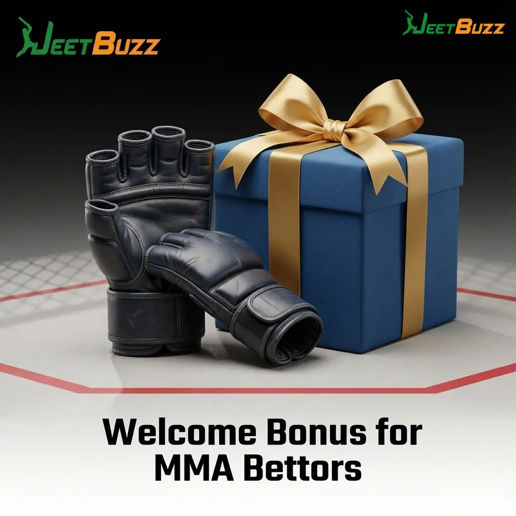MMA betting welcome bonus offer showing 200% deposit match up to ৳20,000 with wagering requirements and payment methods — Jeetbuzz in Bangladesh